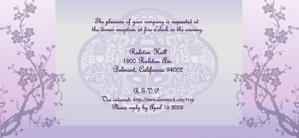 Reception Info